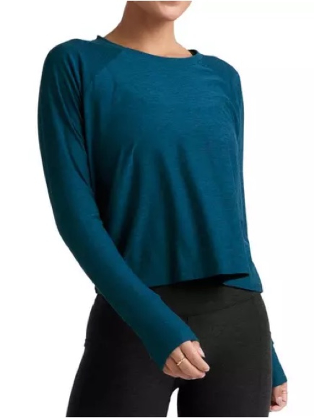 Bundle Beyond yoga featherweight on the down low tee & daydreamer long sleeve XS